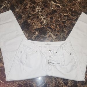 Liz Claiborne White Straight Leg Jeans